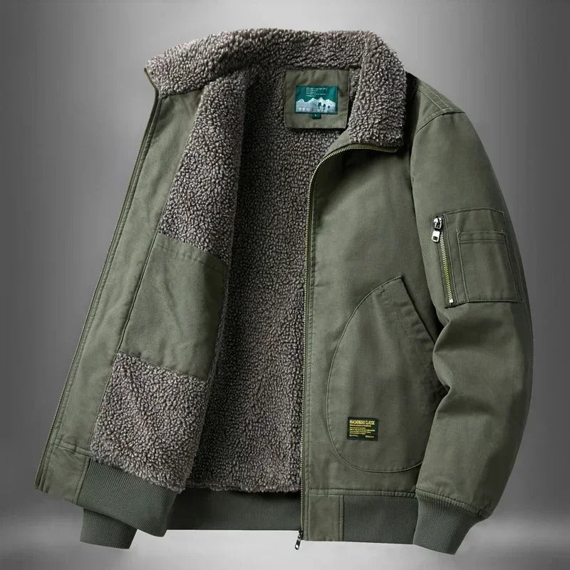 SHERPA LINED FLIGHT JACKET FOR MEN