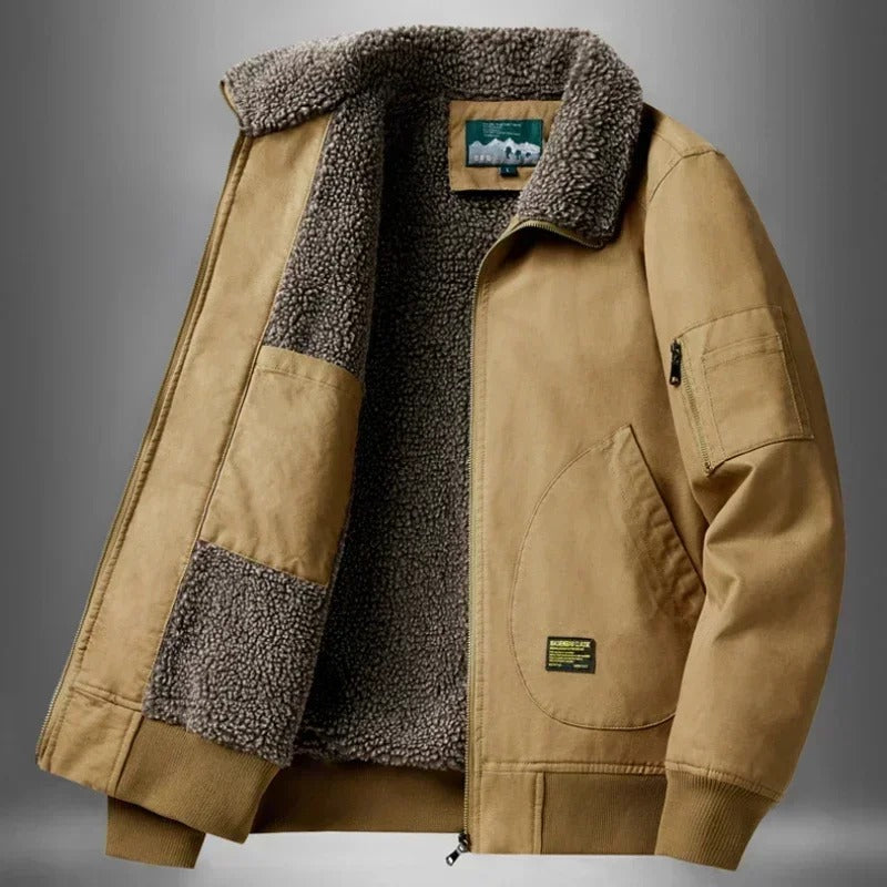 SHERPA LINED FLIGHT JACKET FOR MEN