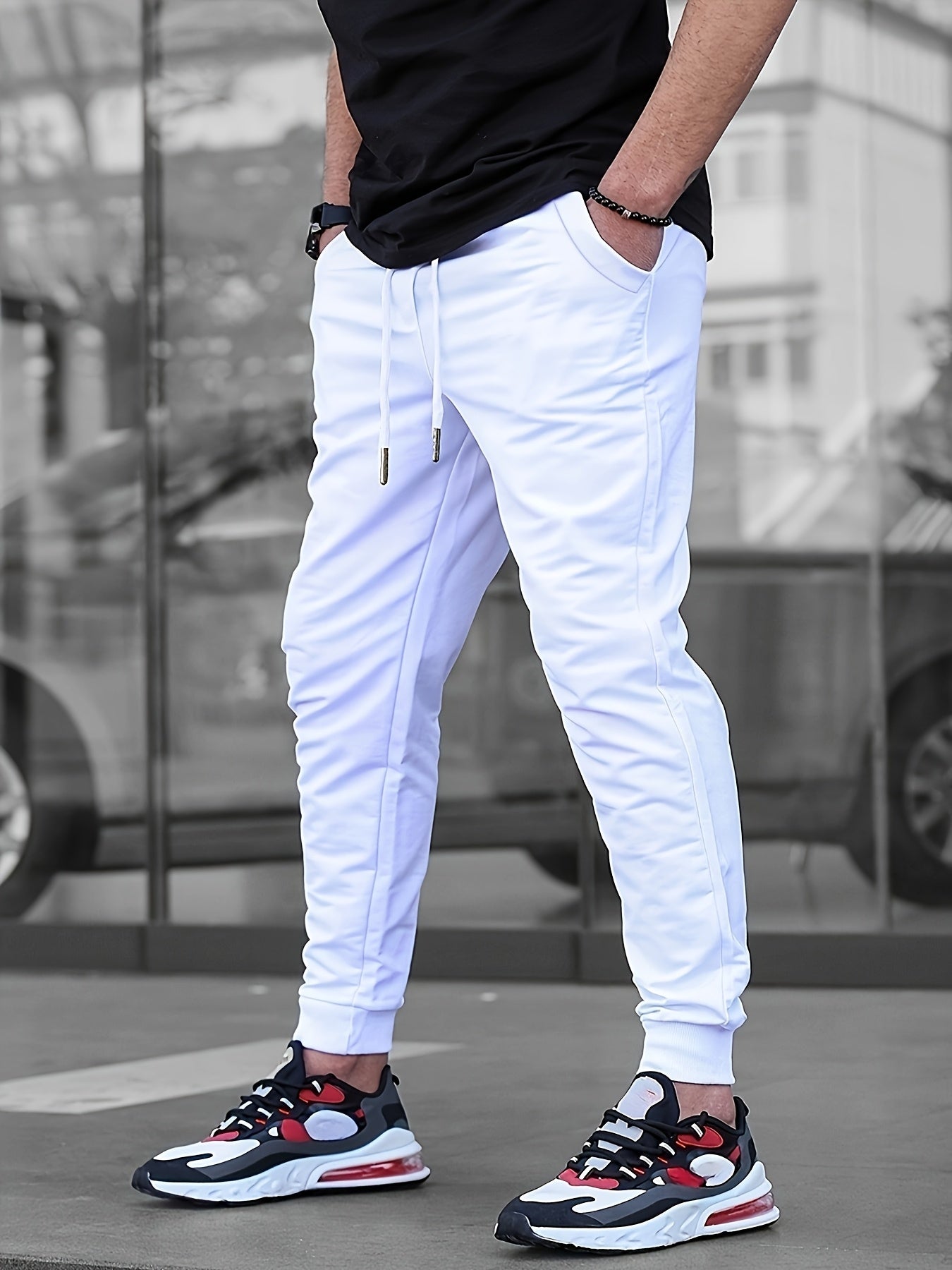 SLIM FIT TROUSERS FOR MEN