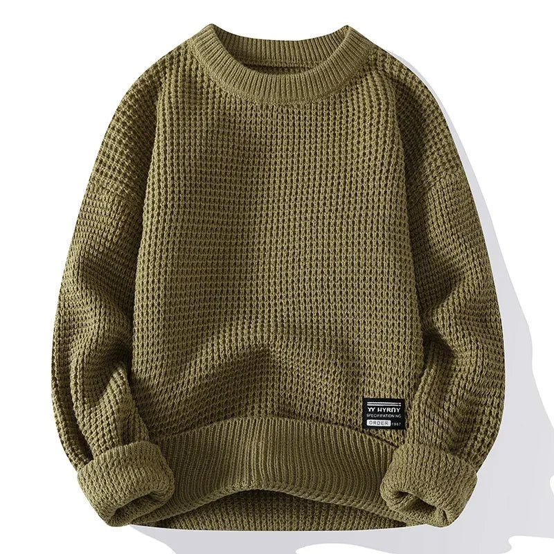 WENTWORTH LONDON | TEXTURED KNIT PULLOVER  FOR MEN