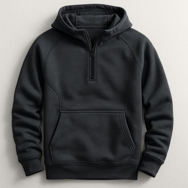 MIDWEIGHT COTTON HOODIE FOR MEN