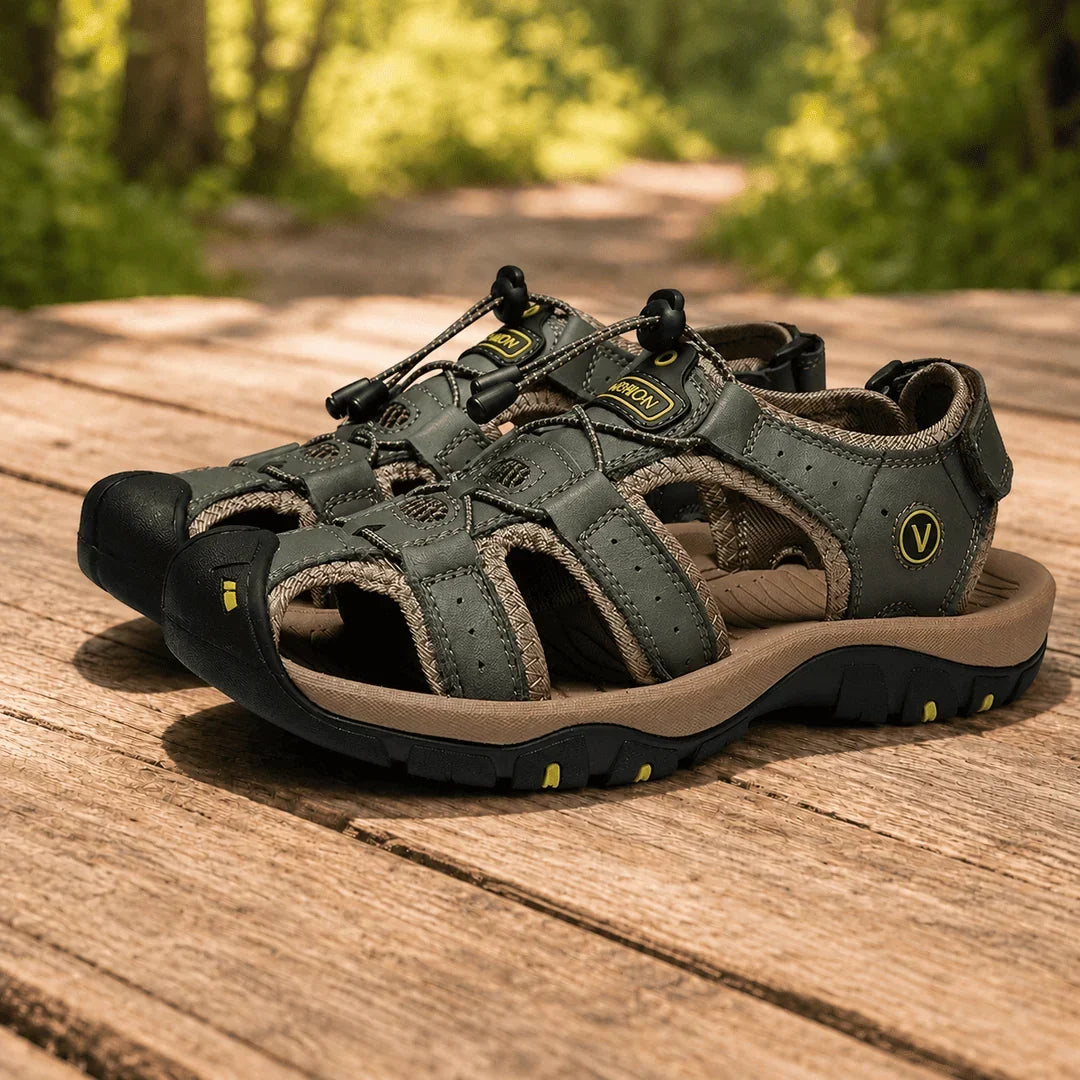 ERGONOMIC CLOSED TOE SANDALS FOR MEN