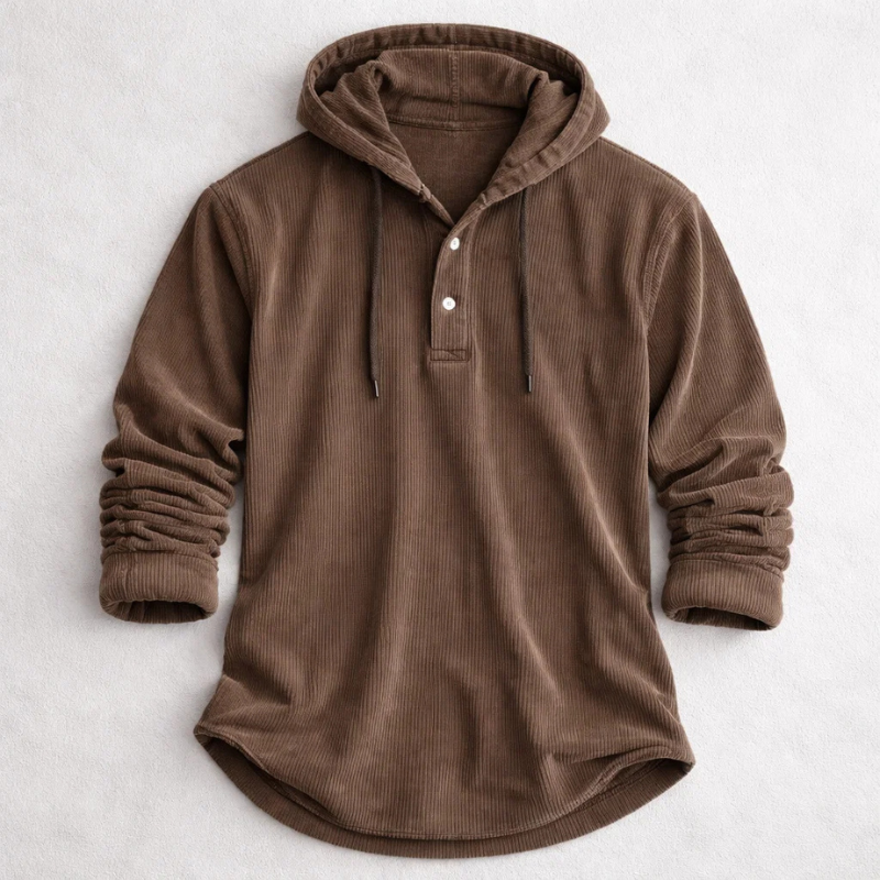 WENTWORTH LONDON | CORDUROY HOODIE FOR MEN