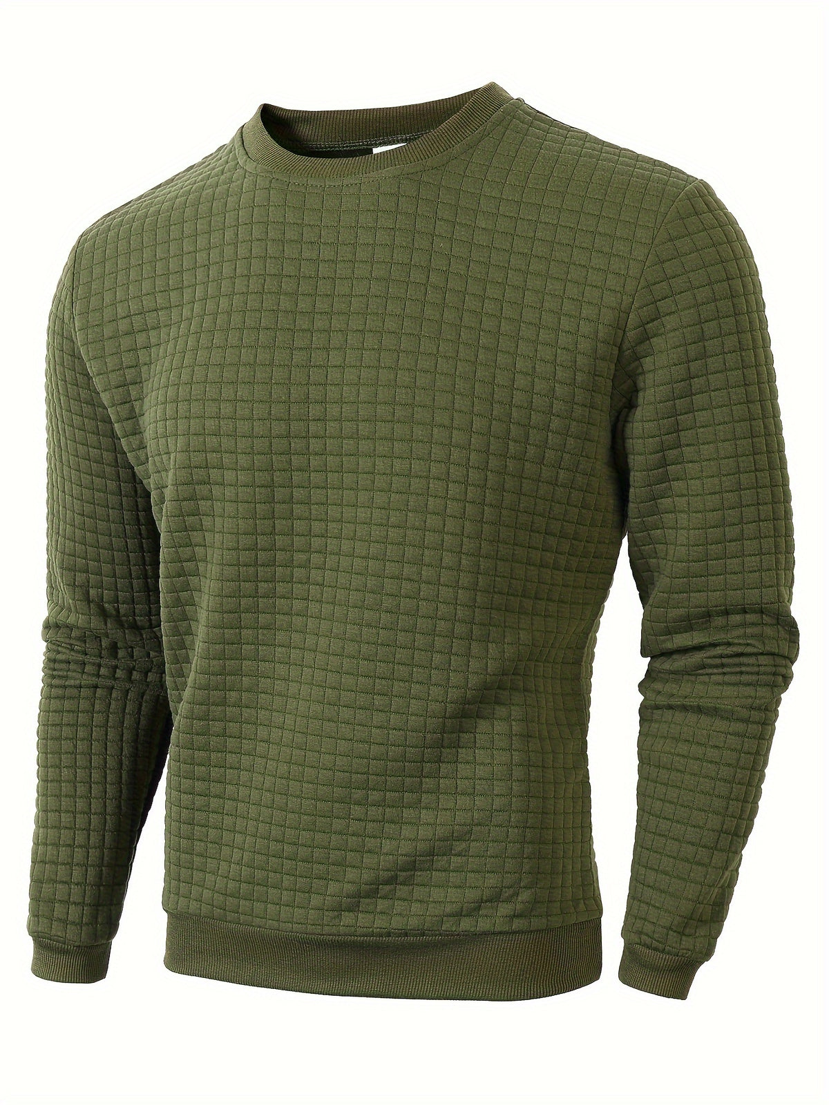 PLAID KNIT PULLOVER FOR MEN