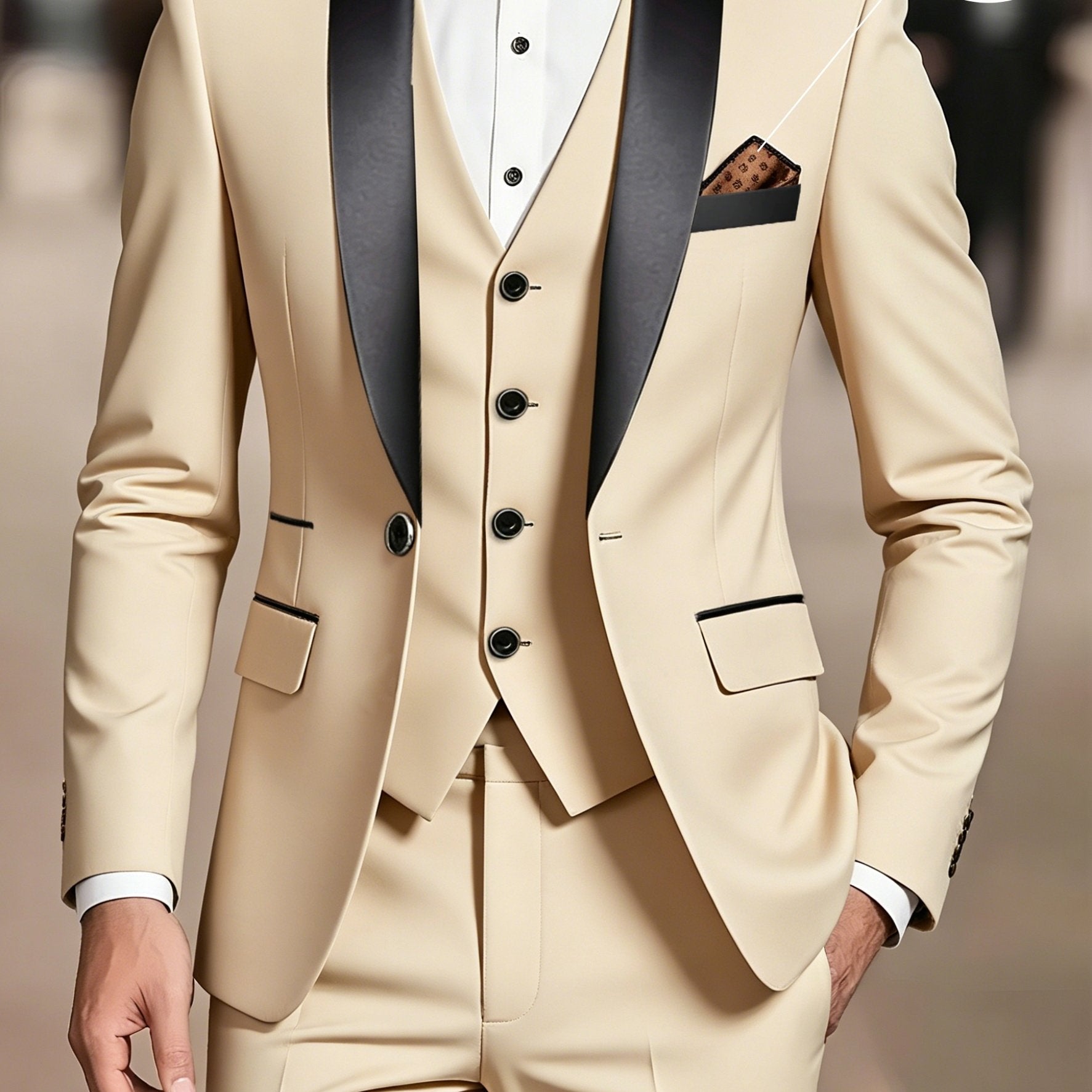 3 PIECE SUIT SET FOR MEN