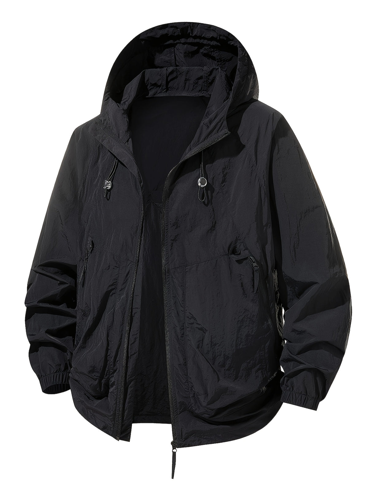 LOOSE FIT HOODED JACKET FOR MEN