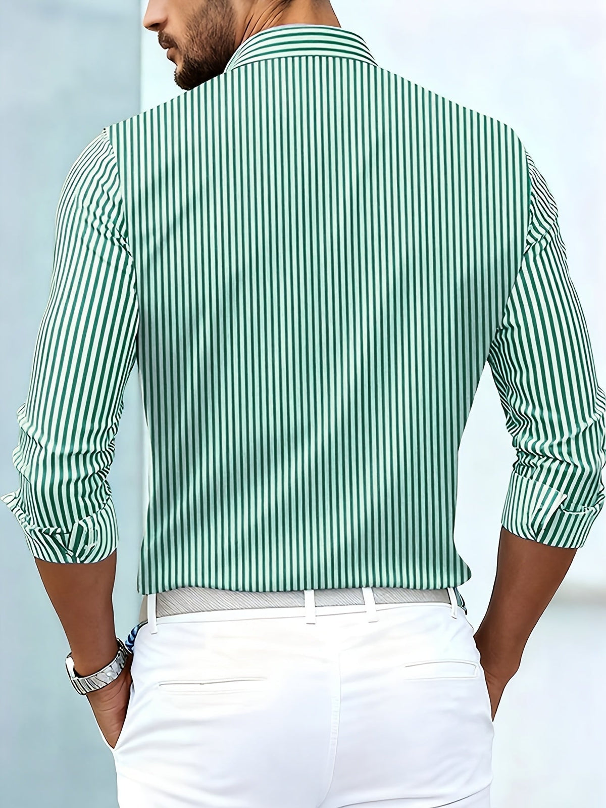 VINTAGE STRIPED SHIRT FOR MEN