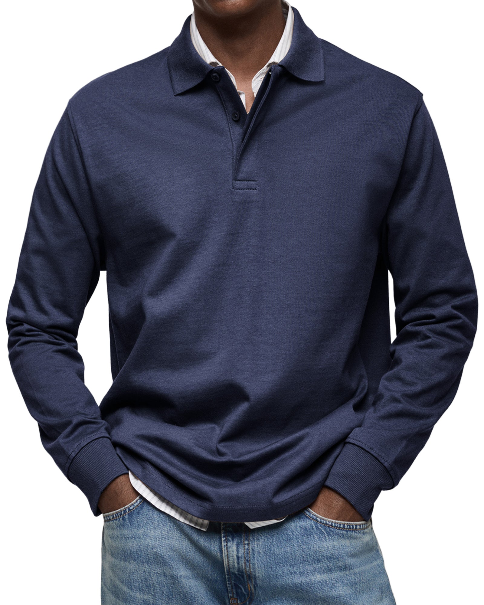 WENTWORTH LONDON | LUXURY LONG-SLEEVED POLO