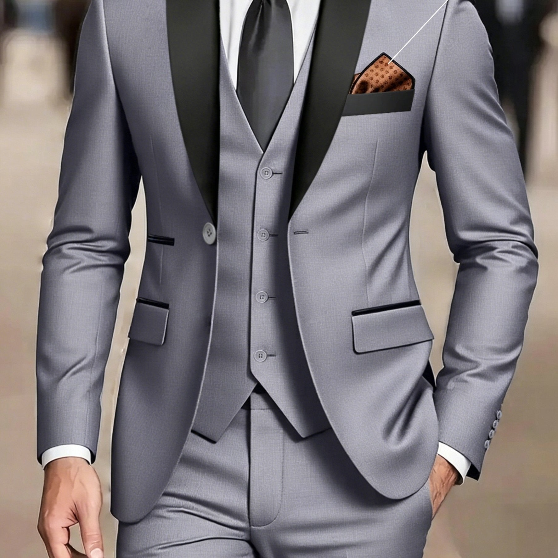 3 PIECE SUIT SET FOR MEN