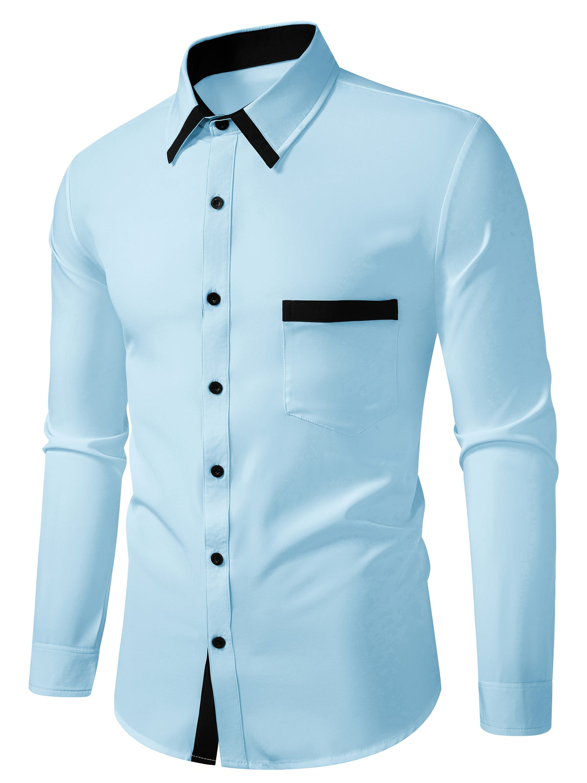 CONTRAST PANEL SHIRT FOR MEN