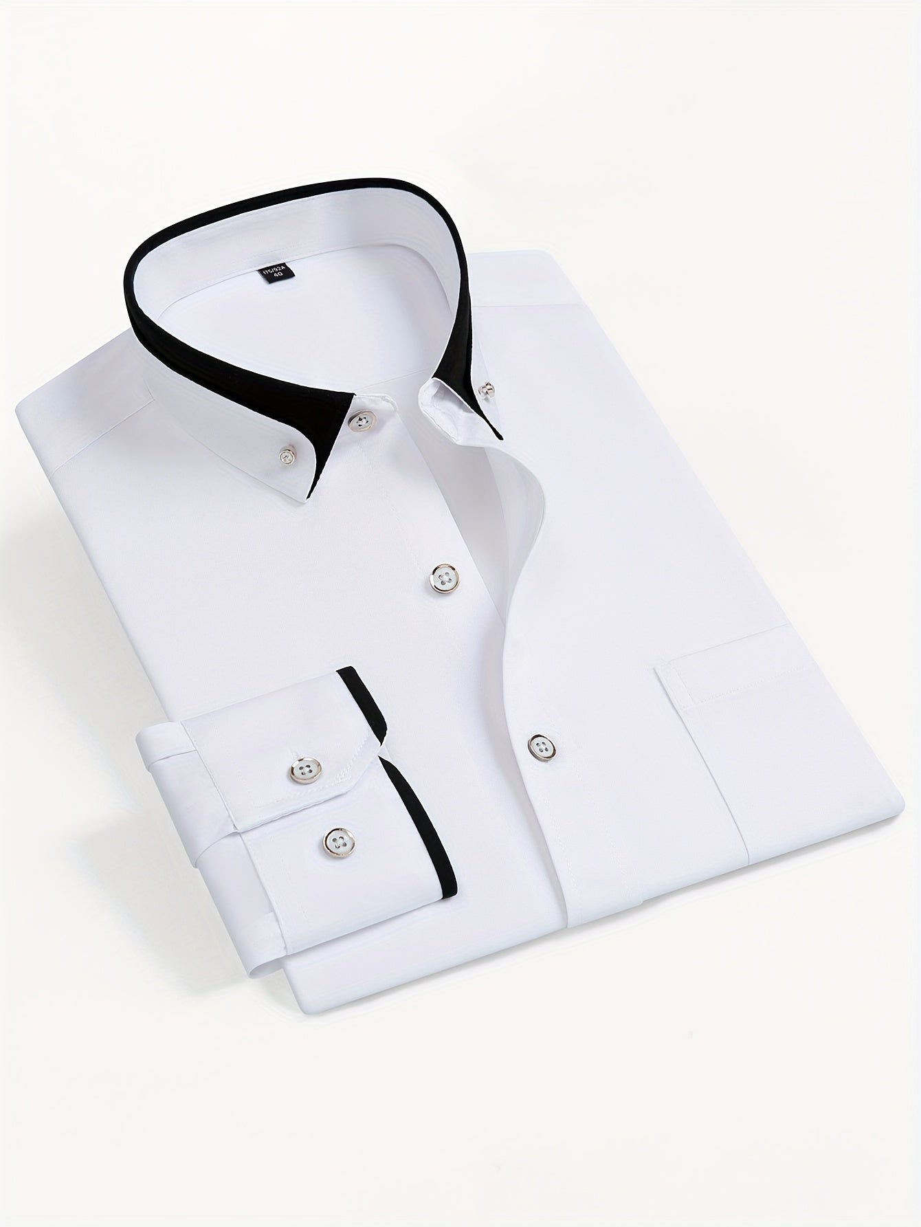 CONTRAST COLLAR SHIRT FOR MEN
