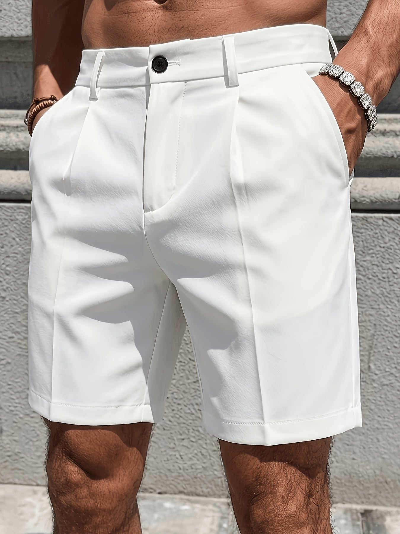 STRAIGHT LEG SHORTS FOR MEN