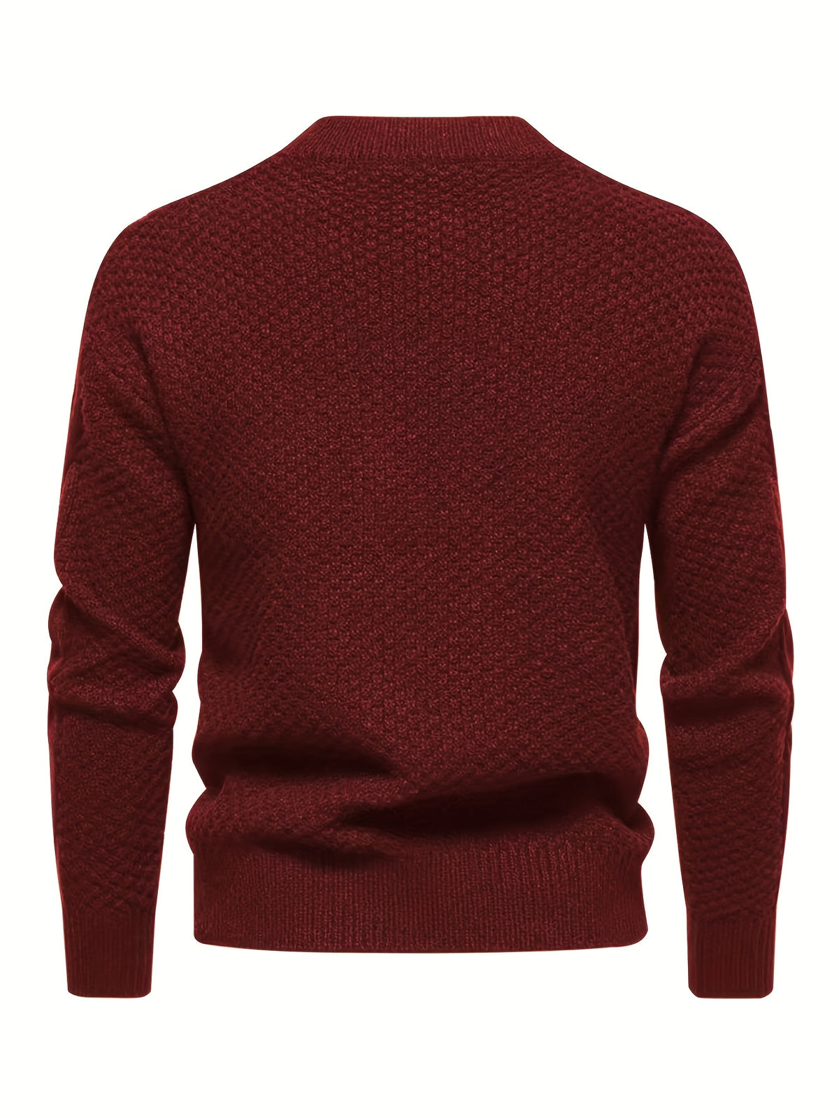 CABLE KNIT CREW NECK SWEATER FOR MEN