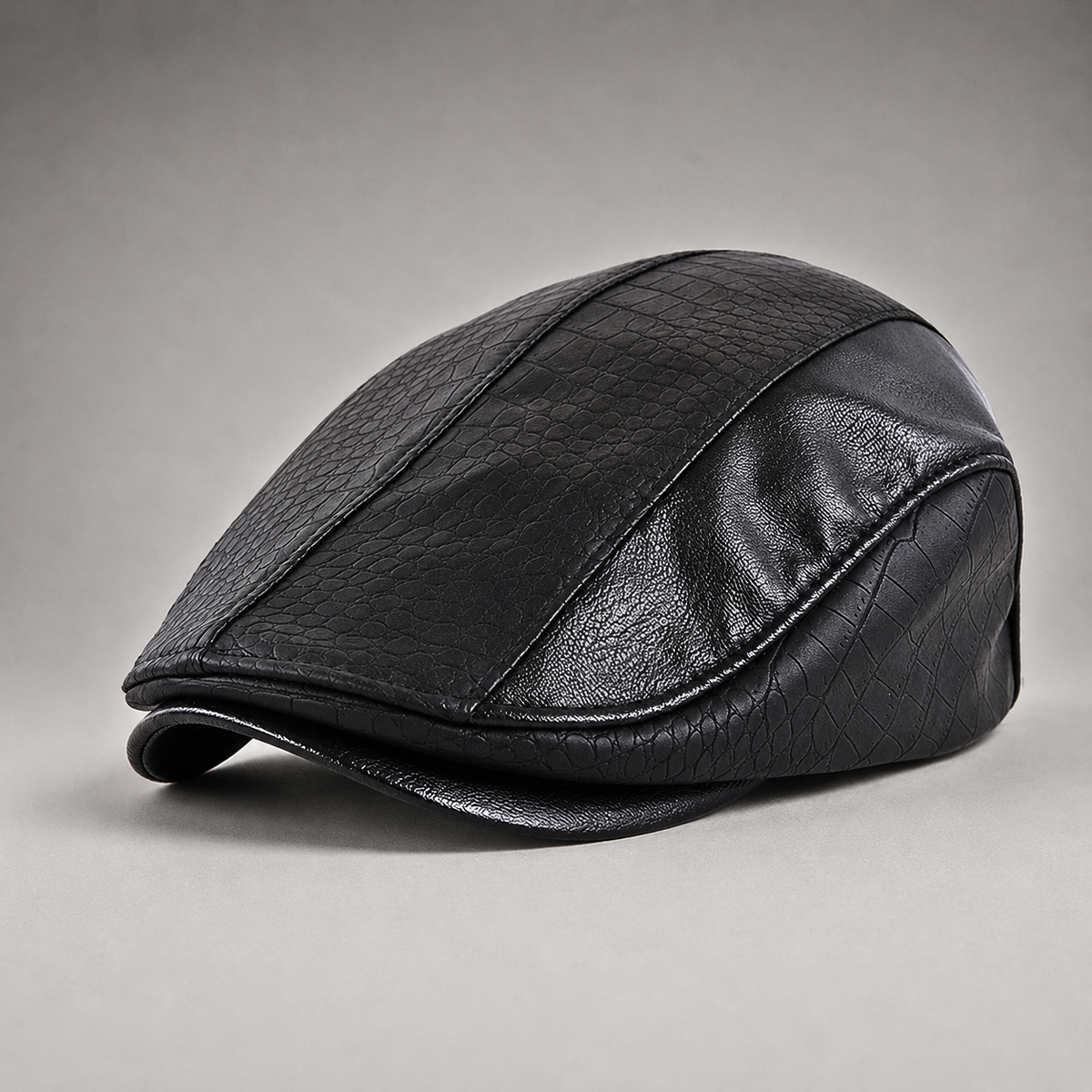 TEXTURED PANEL CAP FOR MEN