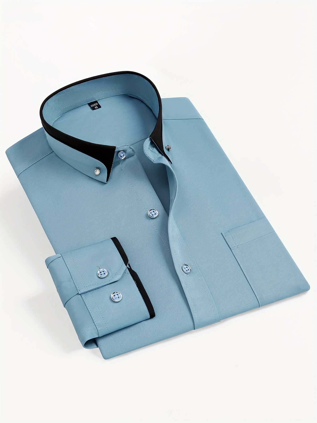 CONTRAST COLLAR SHIRT FOR MEN