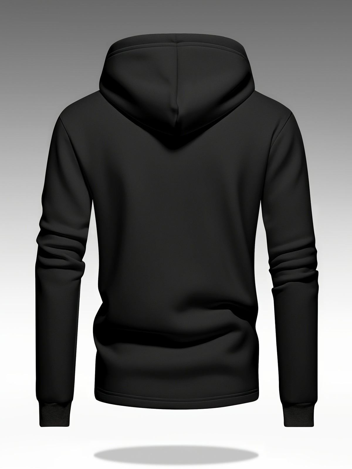 SOLID KNIT HOODIE FOR MEN