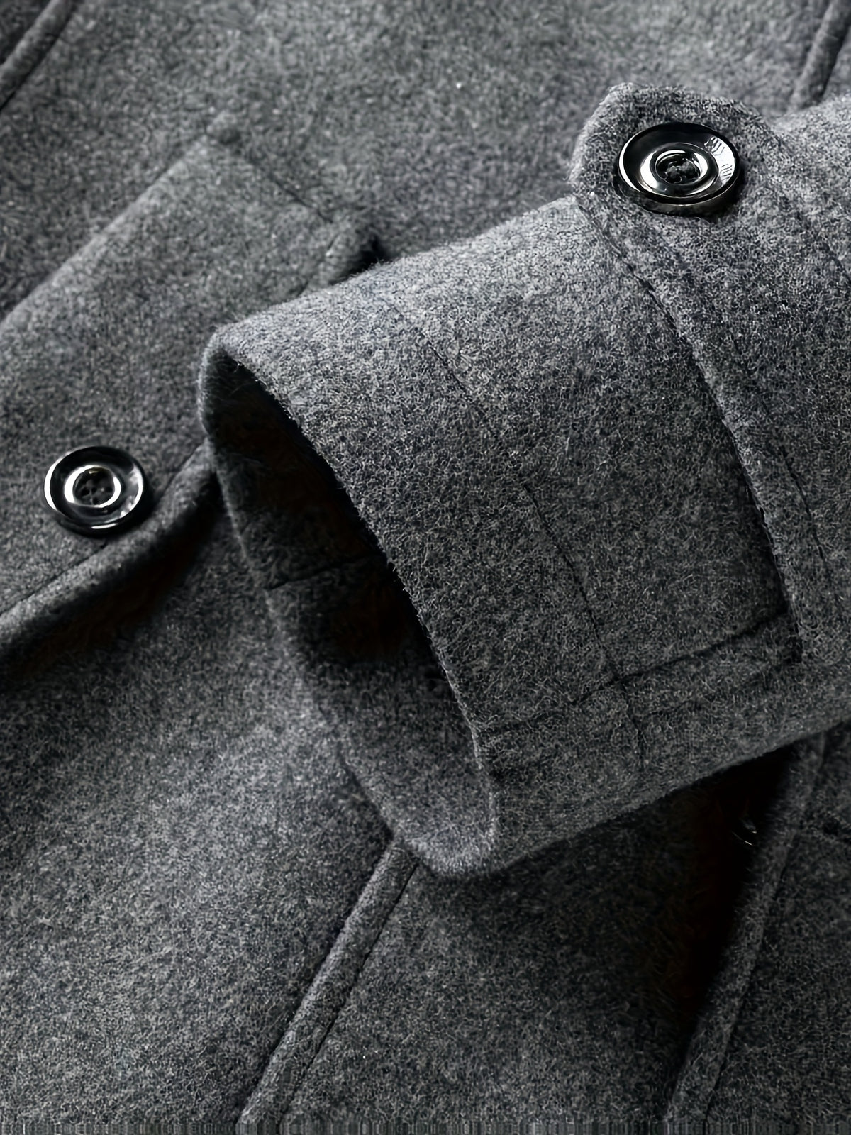 WOOL BLEND TWEED JACKET FOR MEN