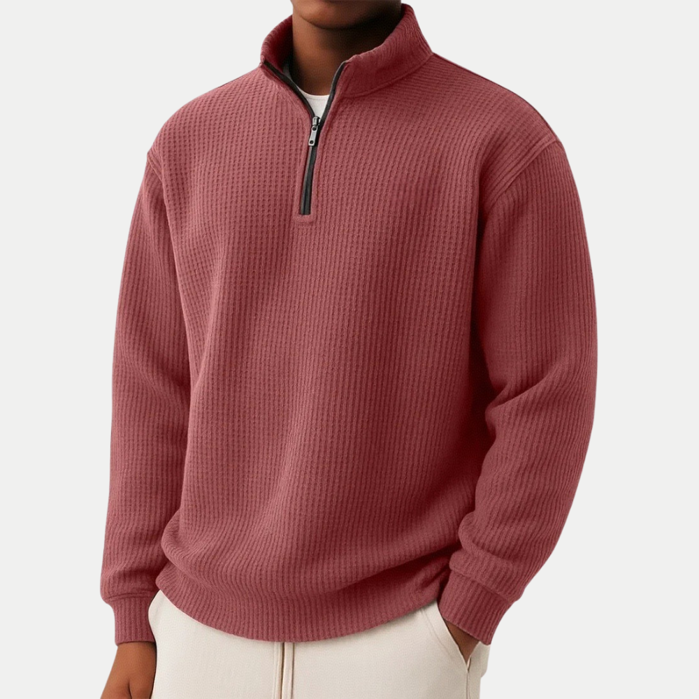 WENTWORTH LONDON | ELEGANT ZIPPERED PULLOVER FOR MEN