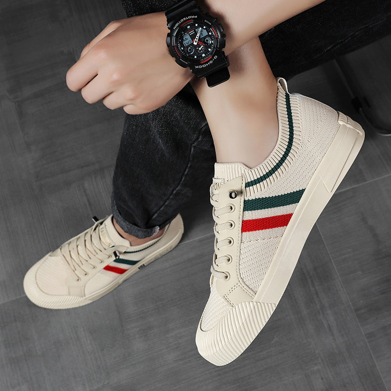 MESH LACE-UP SNEAKERS FOR MEN