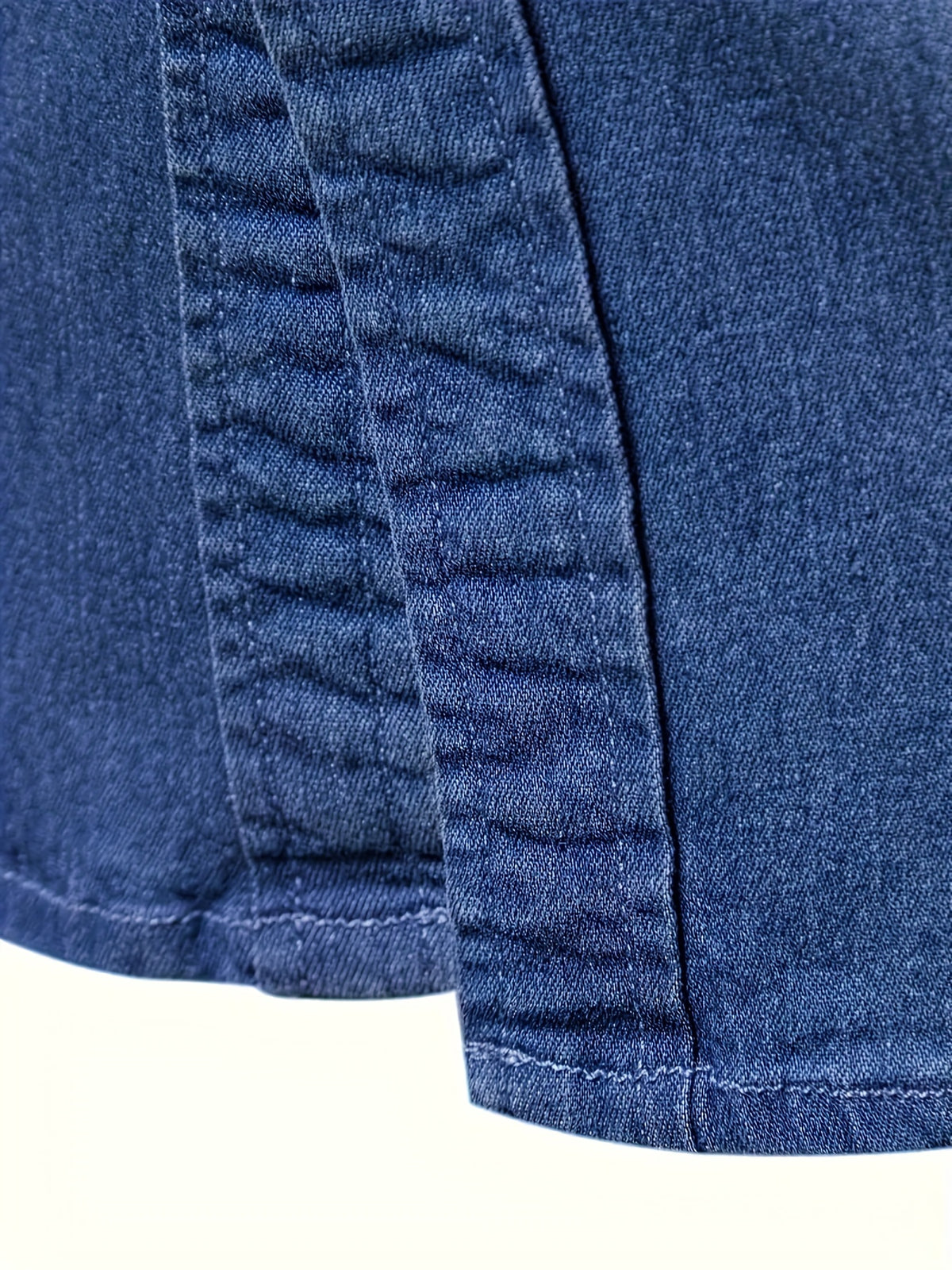 COTTON BLEND DENIM SHIRT FOR MEN