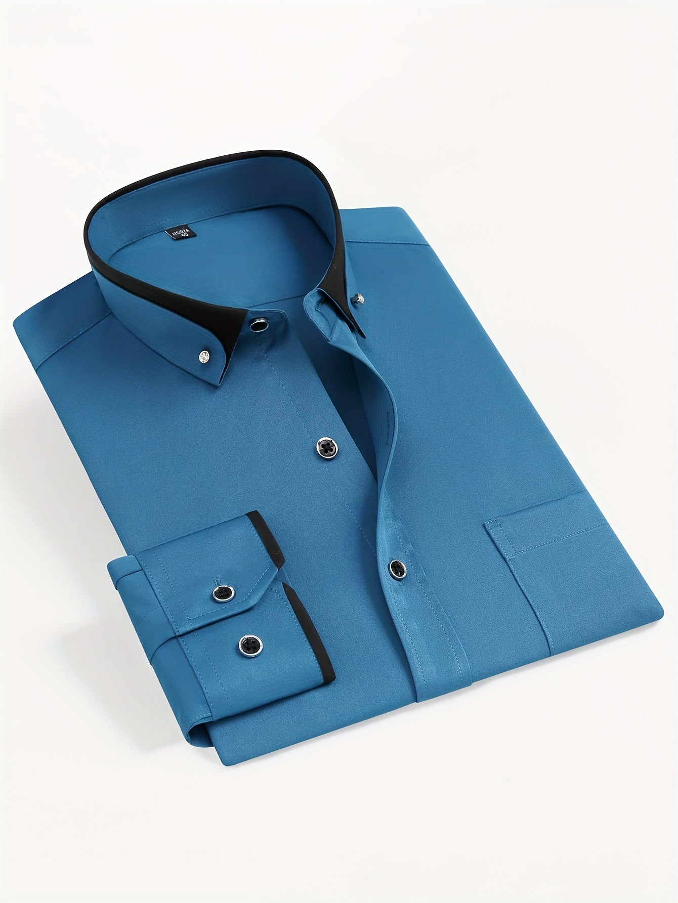 CONTRAST COLLAR SHIRT FOR MEN
