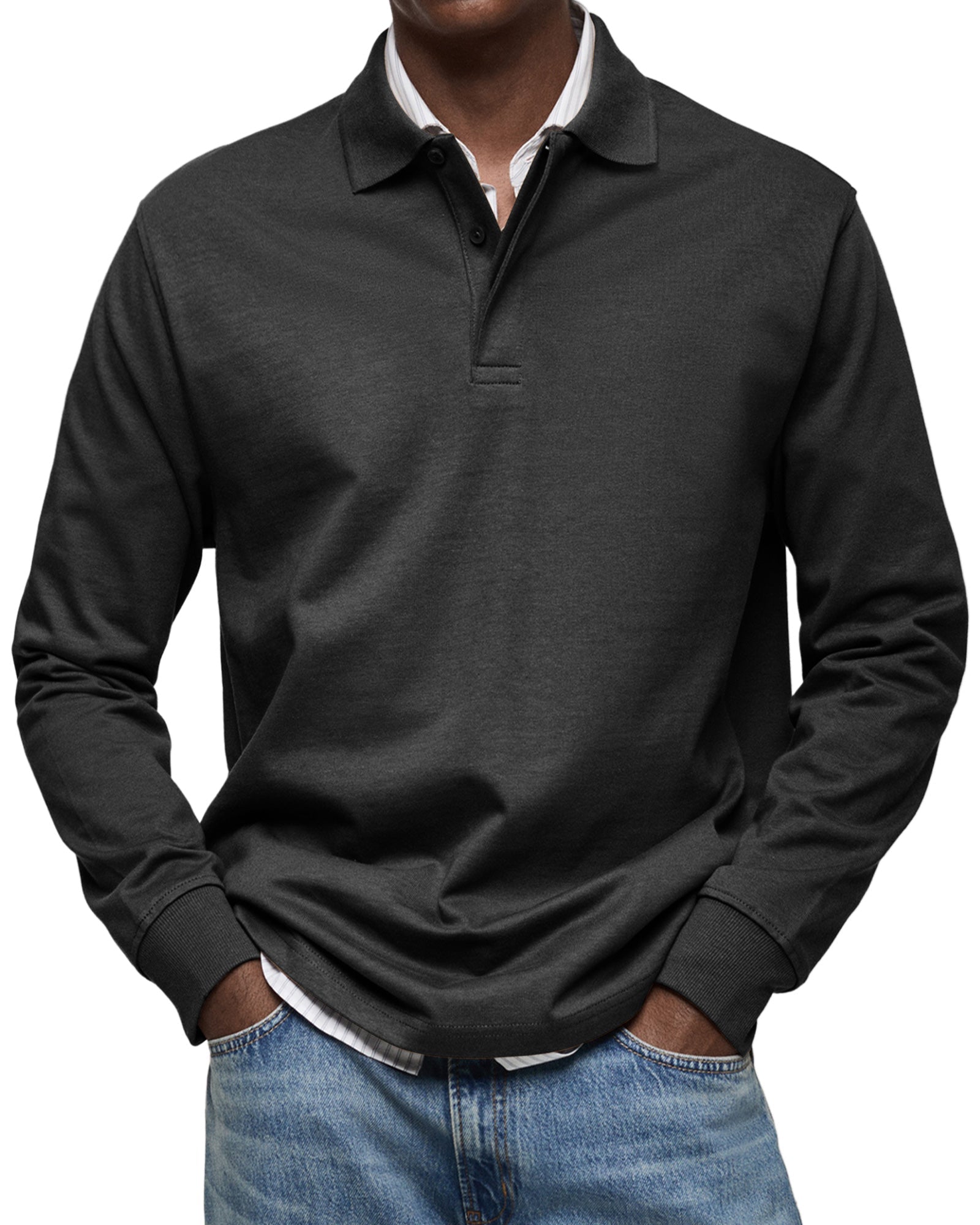 WENTWORTH LONDON | LUXURY LONG-SLEEVED POLO
