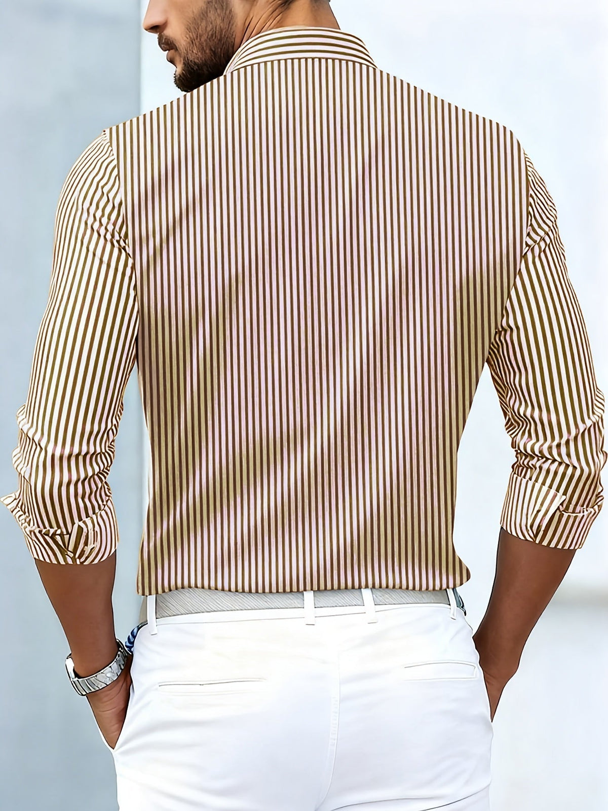 VINTAGE STRIPED SHIRT FOR MEN