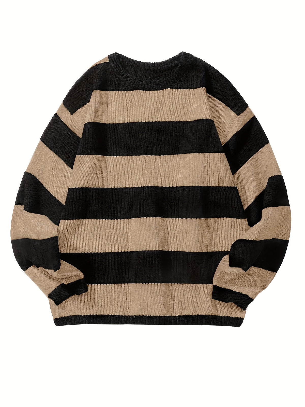 STRIPED KNIT PULLOVER FOR MEN