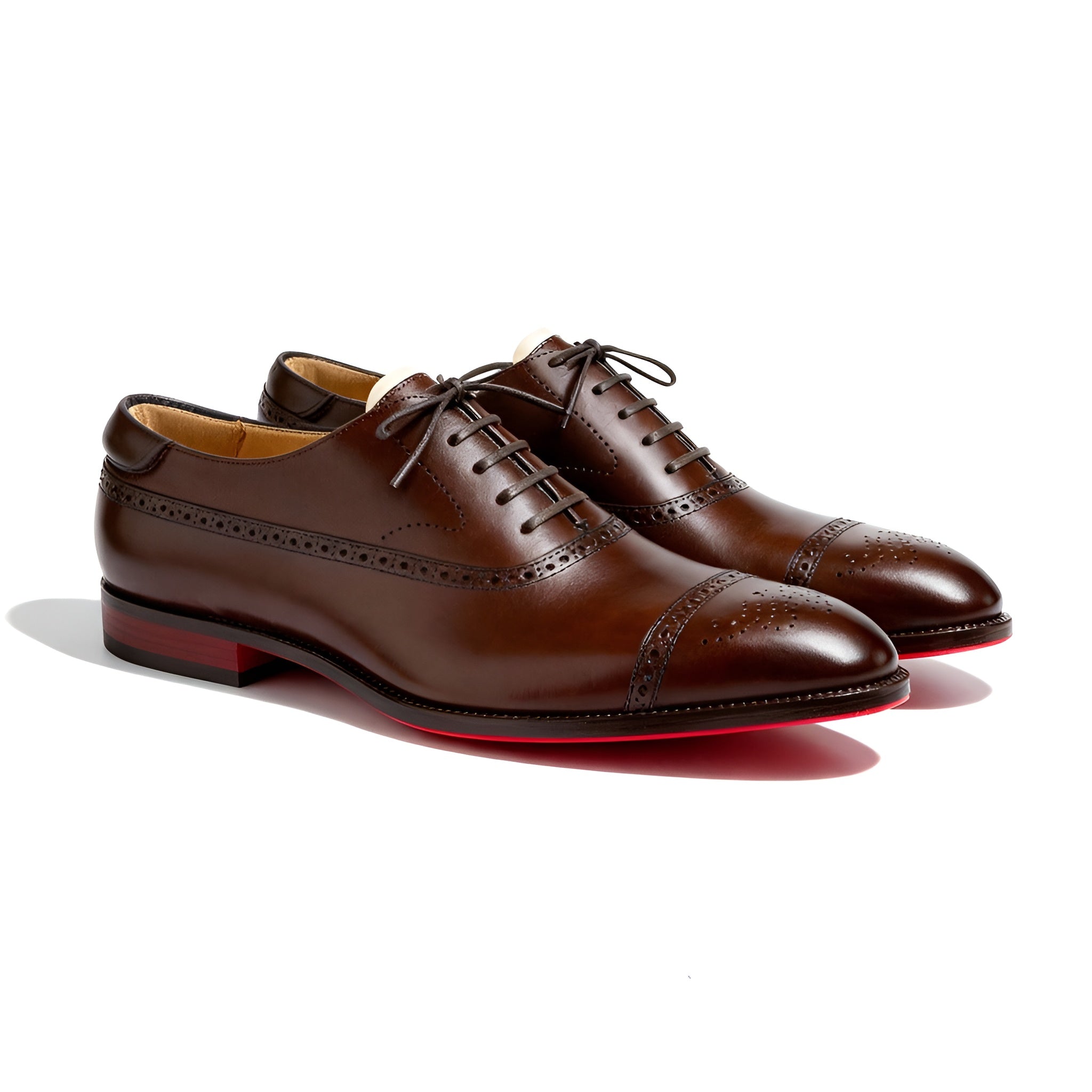 PERFORATED OXFORD SHOES FOR MEN