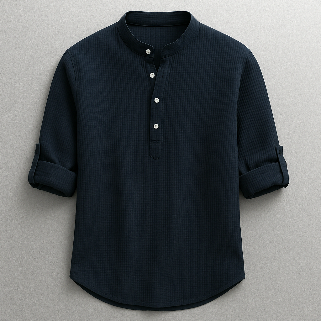 CURVED HEM SHIRT FOR MEN