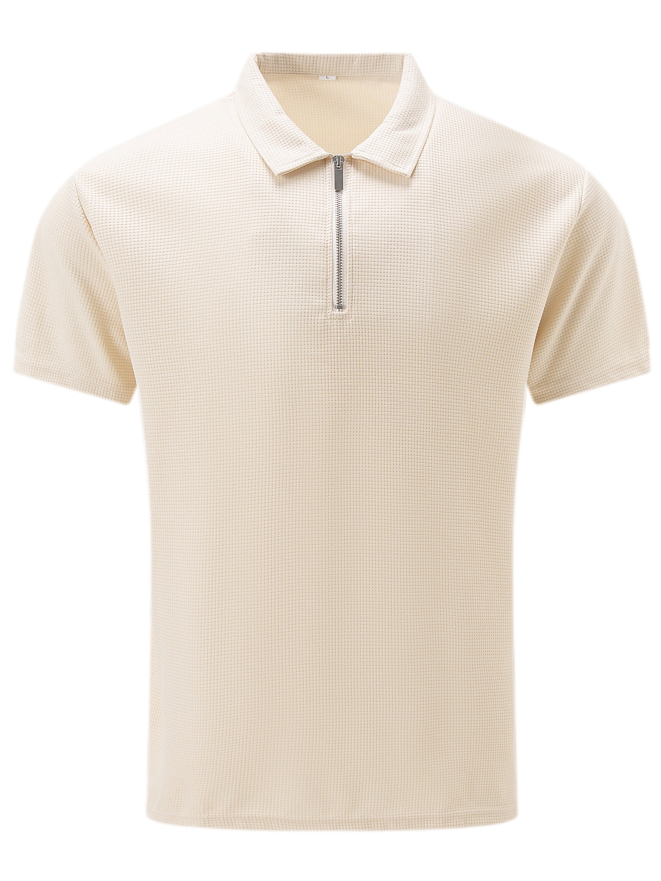ZIPPER SHORT SLEEVE SHIRT FOR MEN