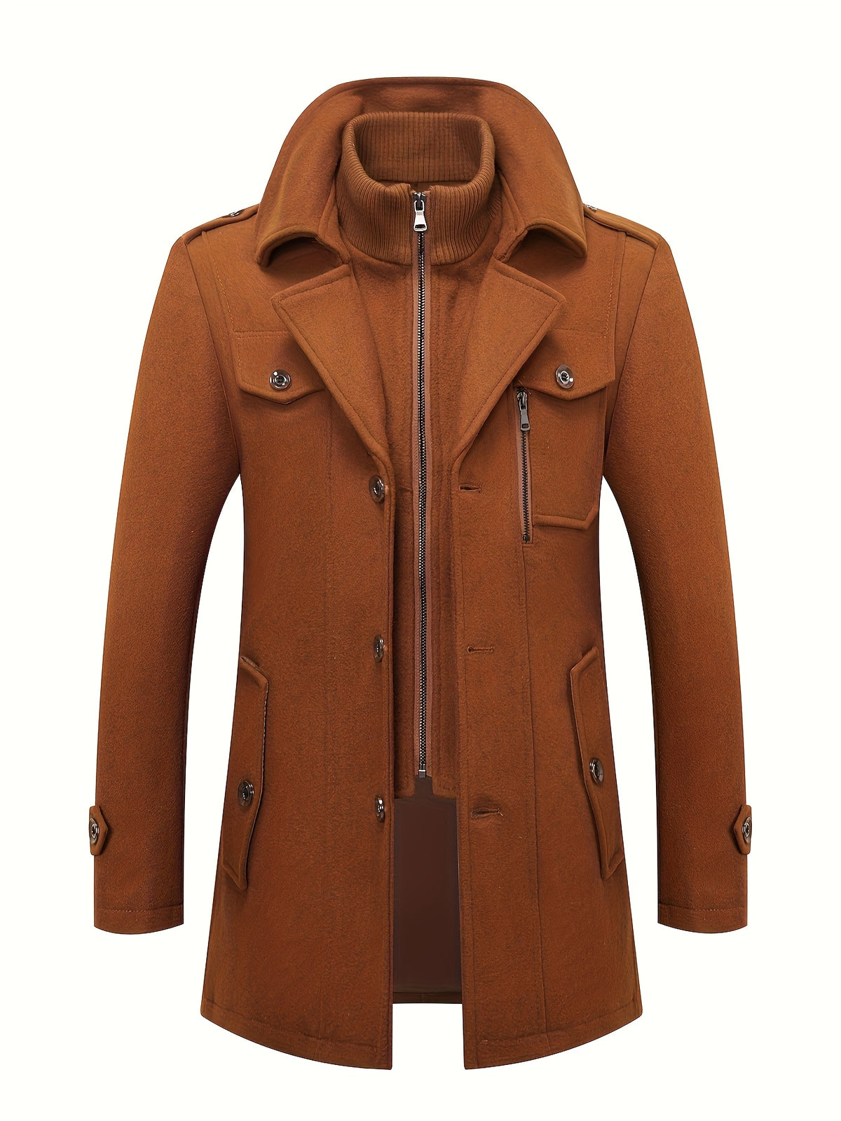 WOOL BLEND TWEED JACKET FOR MEN