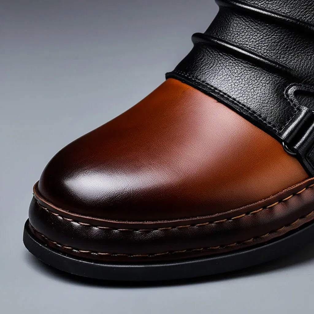 RUCHED ANKLE BOOTS FOR MEN