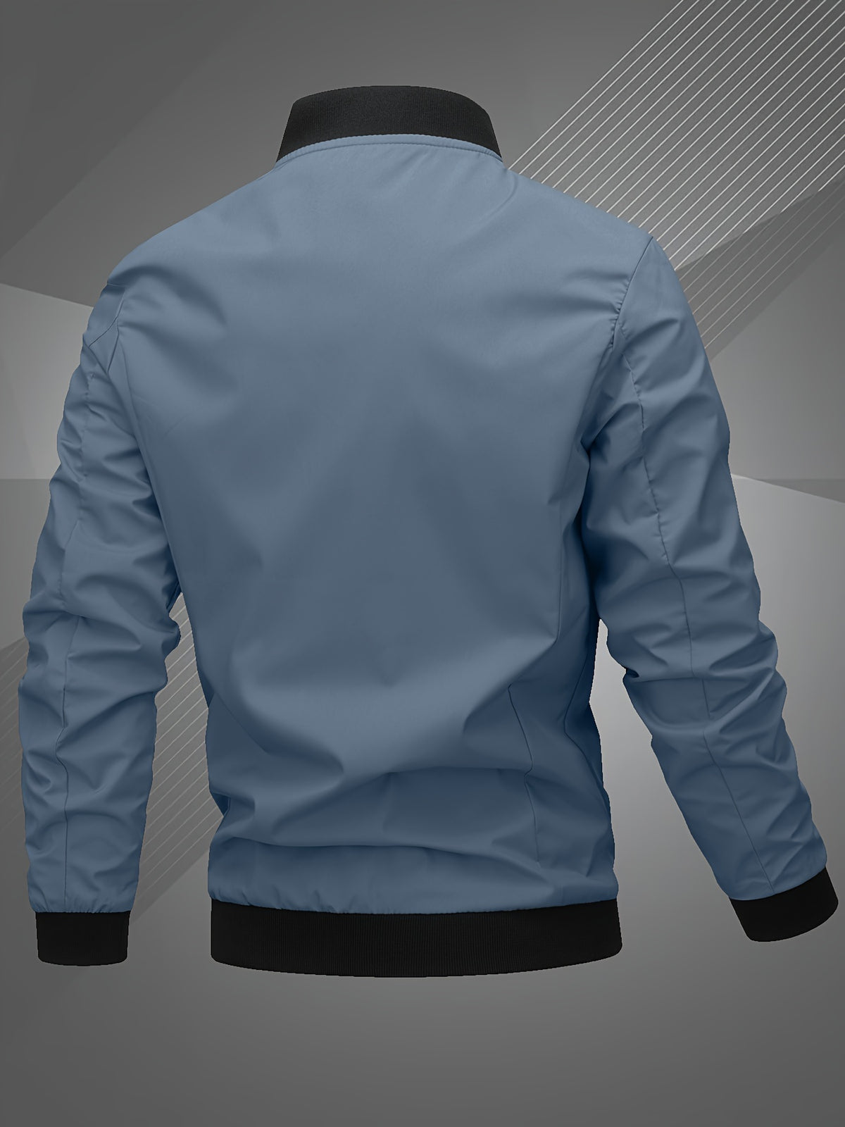 EMBROIDERED BASEBALL JACKET FOR MEN