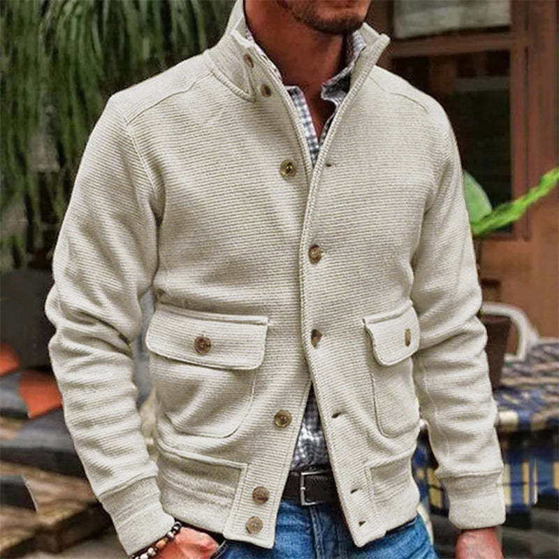 CLASSIC HIGH COLLAR JACKET FOR MEN