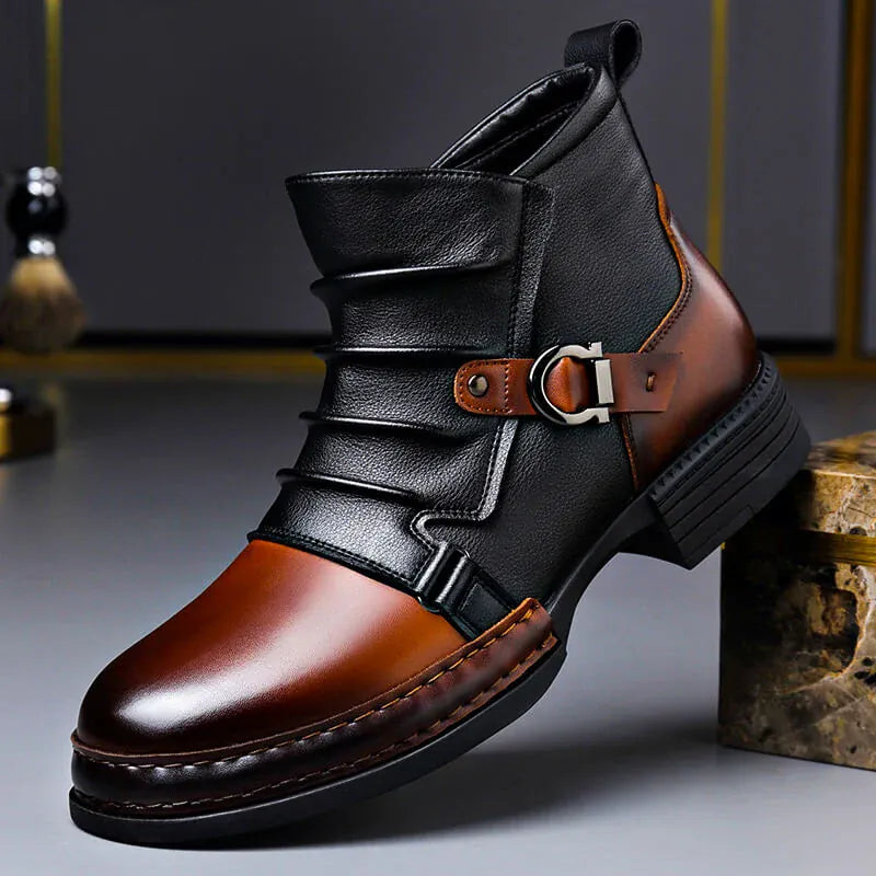 RUCHED ANKLE BOOTS FOR MEN
