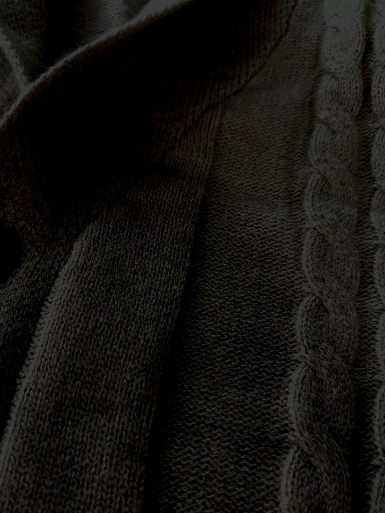 TEXTURED KNIT CARDIGAN FOR MEN