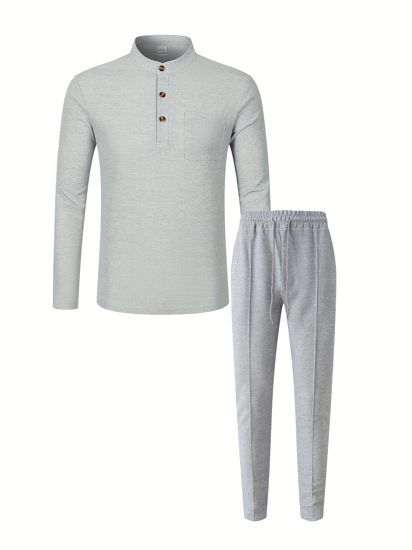 SOLID TWO PIECE SET FOR MEN