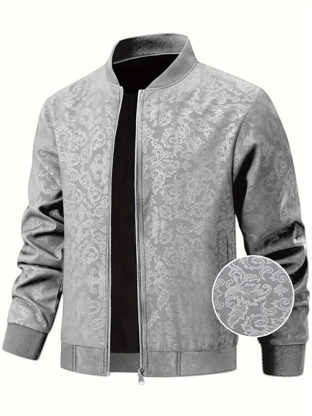 PHOENIX PRINT BOMBER JACKET FOR MEN