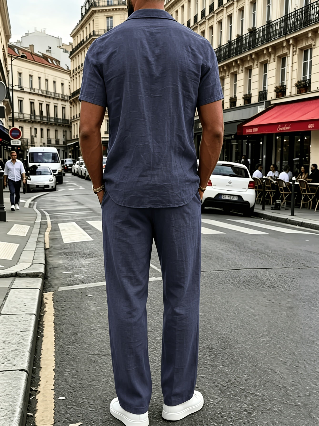 BUTTONED SET FOR MEN