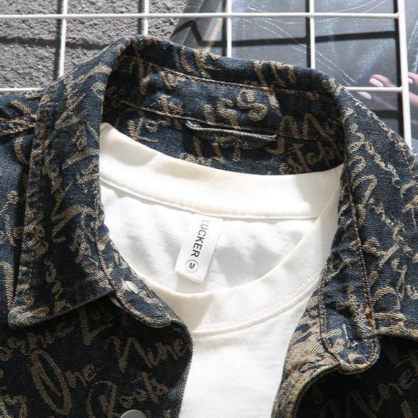 WENTWORTH LONDON | EMBROIDERED DENIM JACKET FOR MEN