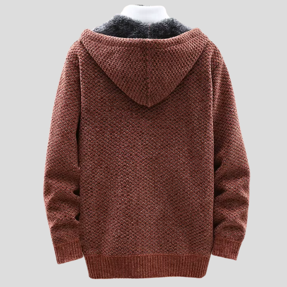 KNITTED HOODIE FOR MEN