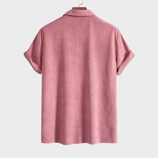 SHORT SLEEVE CUBAN SHIRT FOR MEN