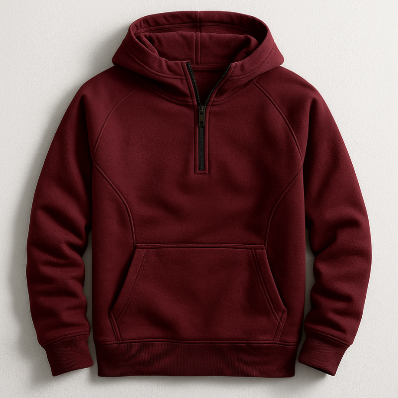 MIDWEIGHT COTTON HOODIE FOR MEN