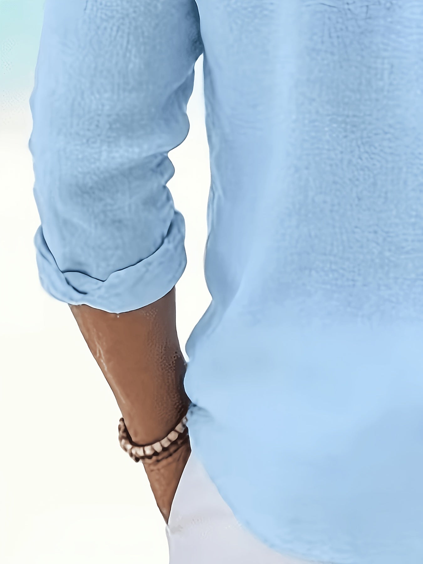 LINEN BLEND POLO SHIRT FOR MEN