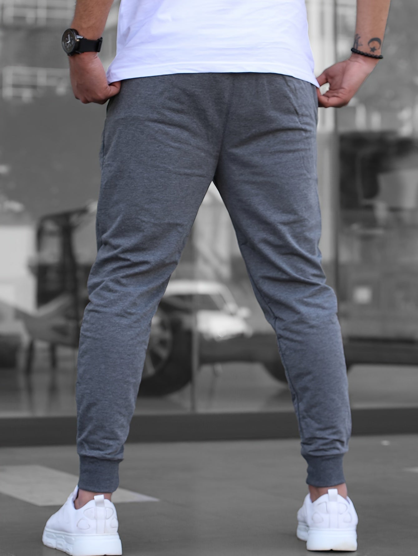 SLIM FIT TROUSERS FOR MEN