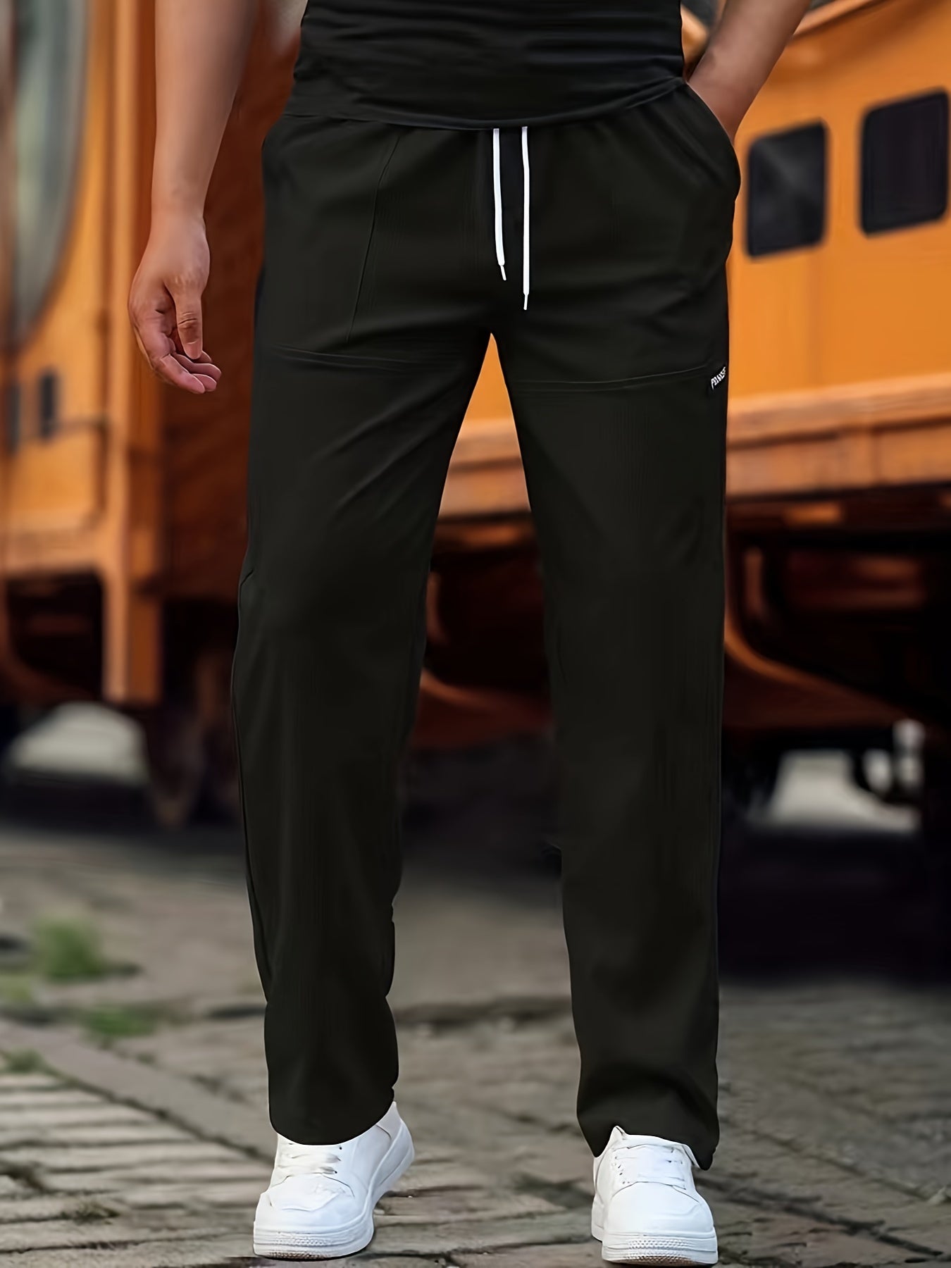 STRAIGHT CUT TROUSERS FOR MEN