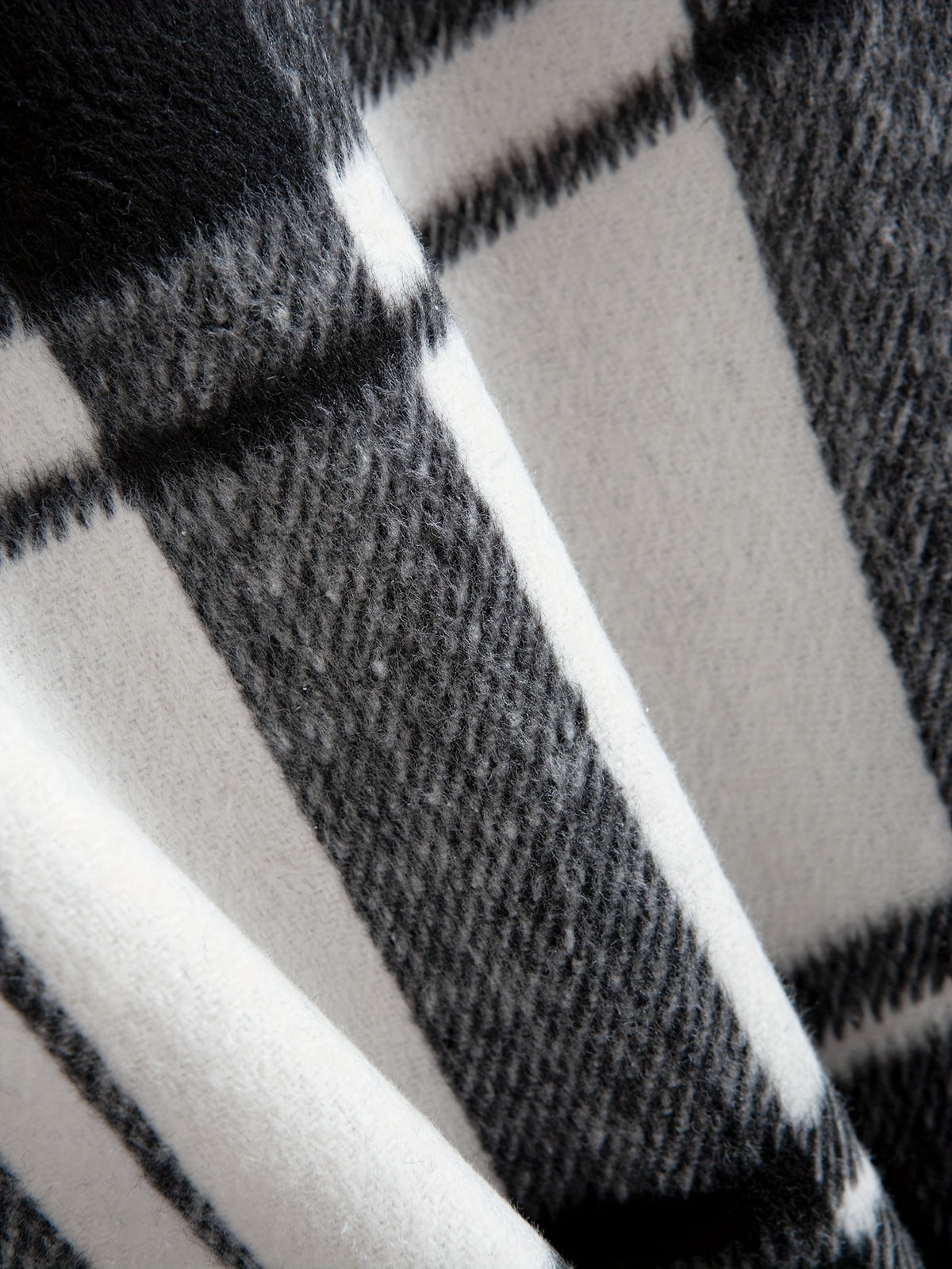 PLAID LAPEL JACKET FOR MEN