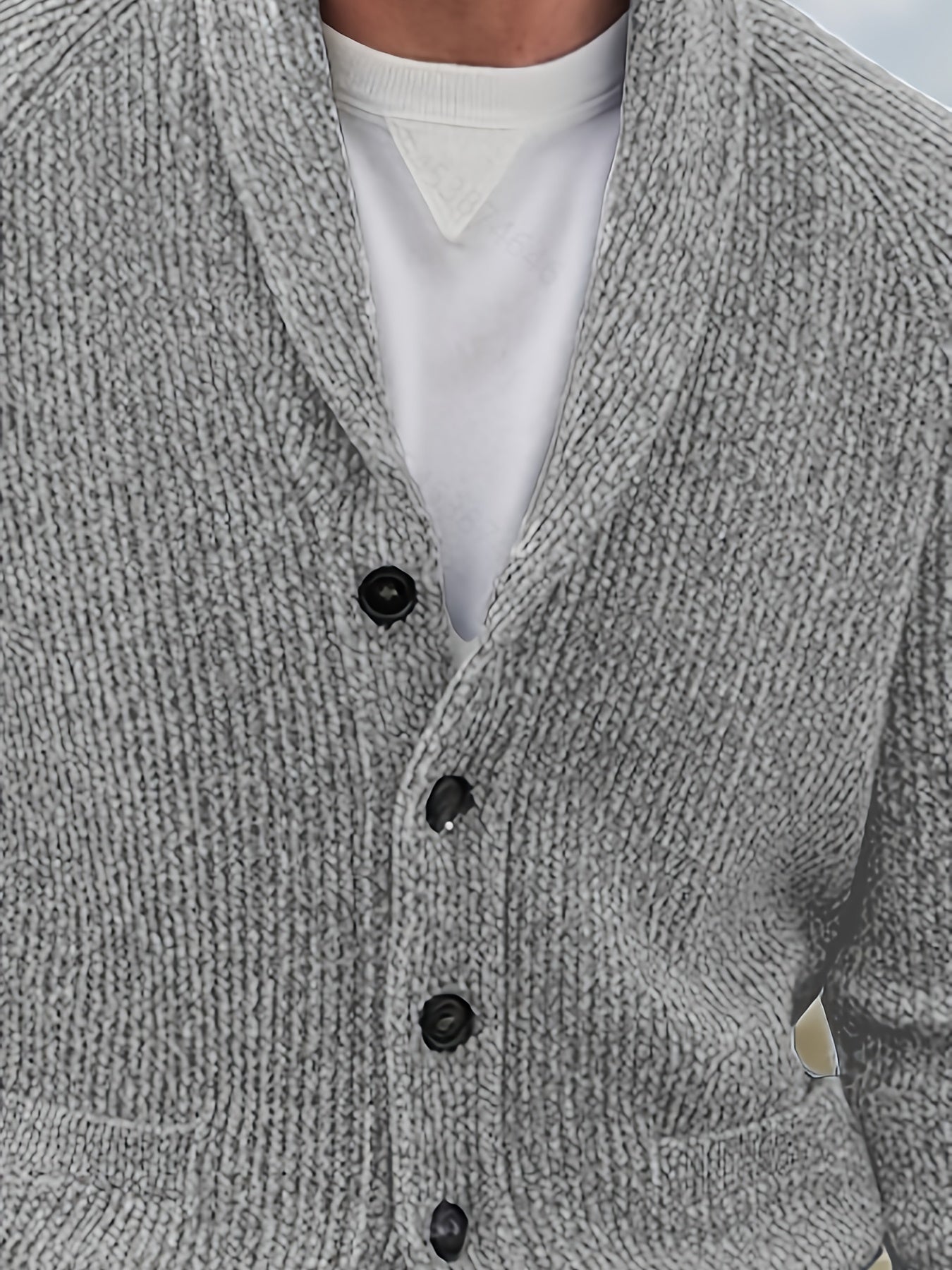 BUTTON KNIT CARDIGAN FOR MEN