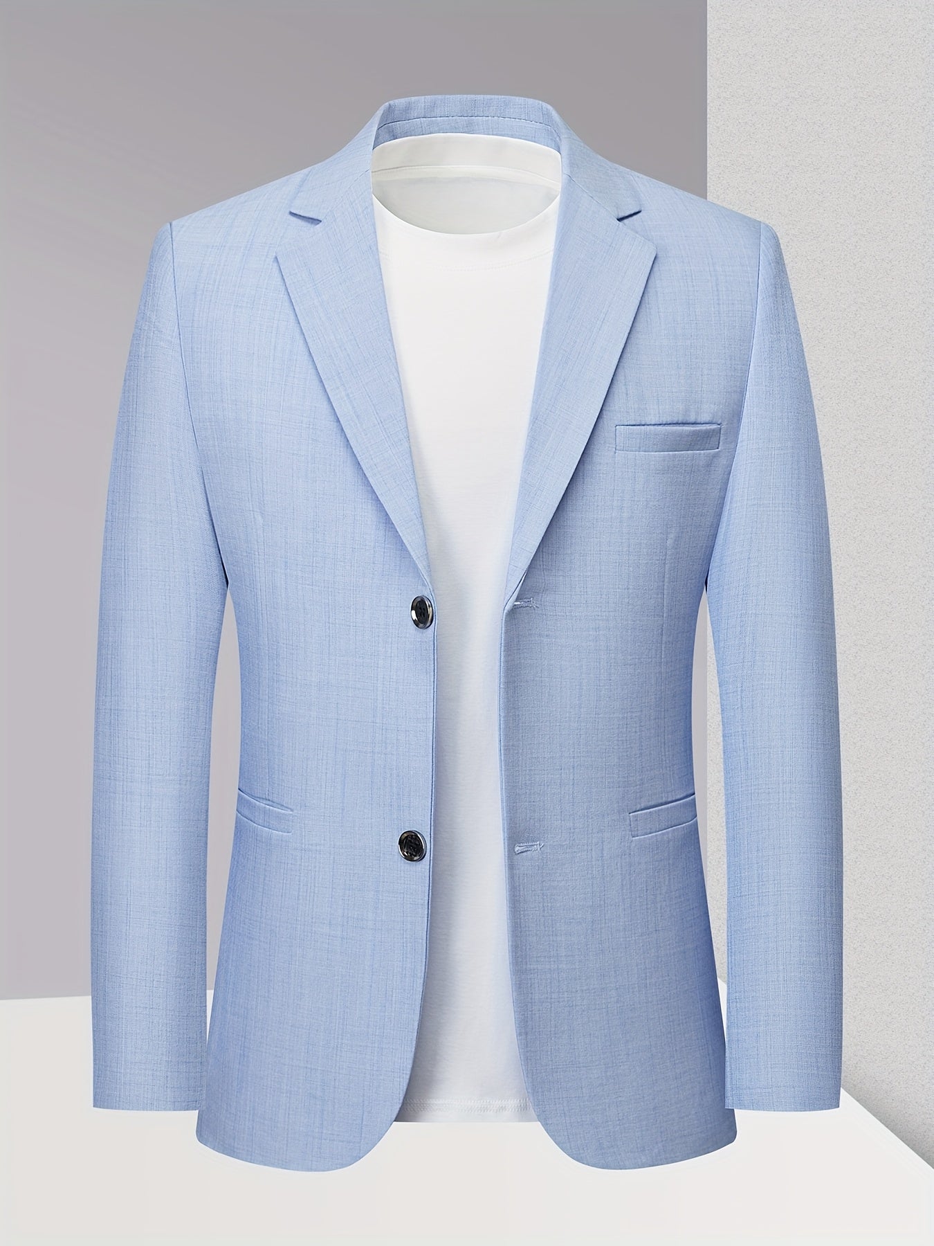 TEXTURED SUIT JACKET FOR MEN